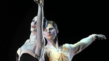 Eva Trapp and Nicholas Coppula, shown dancing "Uncommon," have been dating for more than two years.