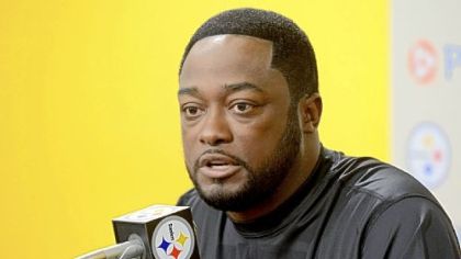 Steelers coach Mike Tomlin.