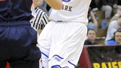 Lincoln Park's Trey Hosack, a Hopewell resident, drives in a game against Shaler at Ambridge.