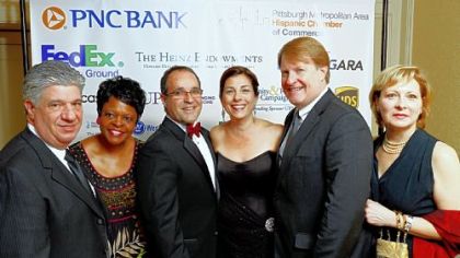 State Sen. Wayne Fontana, Jackie Dixon, Victor Diaz,  Lourdes Sanchez-Ridge, Rich Fitzgerald, and Jody Doherty.