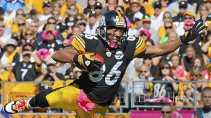 Hines Ward became the 19th player in NFL history to surpass 12,000 receiving yards in his career.