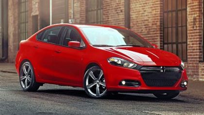 The 2013 Dodge Dart, the reinvented compact, debuted at the Detroit auto show Monday. Chrysler is counting on the Dart, and its zippy name, to help it sell more small cars and continue its recent revival.
Associated Press photos
