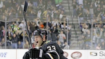 Former Penguin Alex Goligoski == traded to Dallas for James Neal and Matt Niskanen at last season's trade deadline == has 26 points, including eight goals, for the Stars this season.