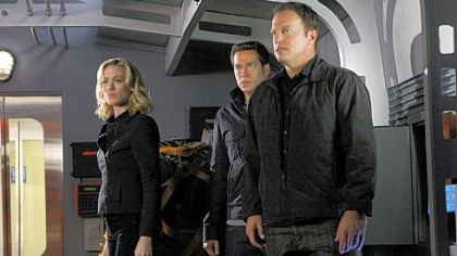 Yvonne Strahovski, Zachary Levi and Adam Baldwin will have their final hurrah on "Chuck" tonight.