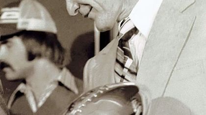 Dallas Cowboys coach Tom Landry.