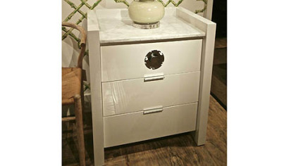 Lacquer chest with marble top from Bungalow 5.