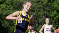Norwin senior Greba sets meet record for Class AAA title