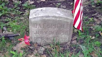 Local Dispatch: A man was moved by sad stone, story of little Ida Spittle