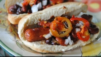 What's for Dinner: Barbecue Bean Chili Dogs