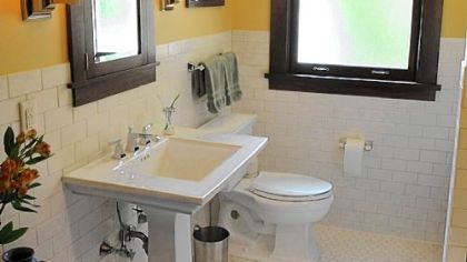 Detailed approach results in a beautiful bathroom: 2011 Renovation Inspiration Contest, small project runner-up