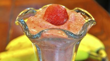 Chia Strawberry-Banana Sorbet