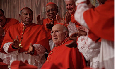 Michel Piccoli is unsure in his new position as leader of the Roman Catholic Church in "We Have a Pope."