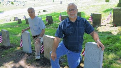 Headstones of Civil War soldiers at Chartiers Cemetery are undergoing a resurrection of sorts