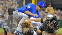 Pirates win on walk-off HBP
