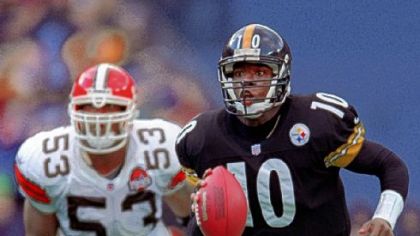 Kordell Stewart in a game against Cleveland in 1999 at Three Rivers Stadium.