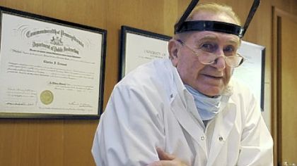 Dentist Charles Tremont, 87, sees patients four days a week.
