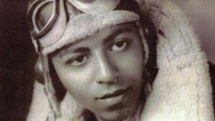 Dr. Harry Lanauze of Mc-Keesport during his days as a Tuskegee pilot.