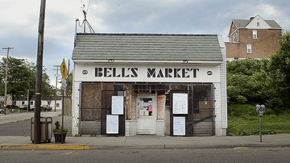Bell's Market on Braddock Avenue, in Braddock.