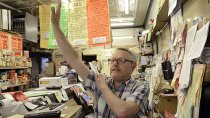 At Bell's Market owner Louis Greenwald.
