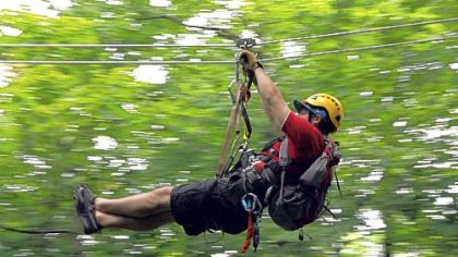New Seven Springs zip lines let riders glide through trees, over slopes