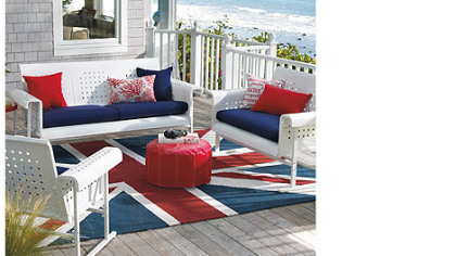 Grandin Road's indoor-outdoor rug, $299-$399 at Grandinroad.com