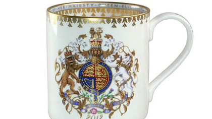 Diamond Jubilee coffee mug available at www.olddurhamroad.com, $40