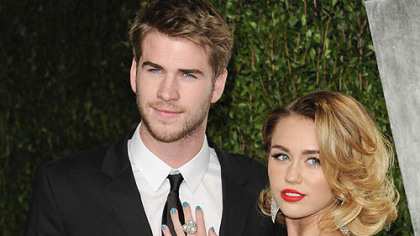 Liam Hemsworth and Miley Cyrus, who met on the set of "The Last Song" in 2009, announced their engagement Wednesday.