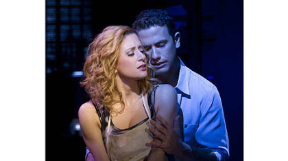 In "Ghost The Musical," Caissie Levy and Richard Fleeshman reprise their starring roles as Sam and Molly, which they originated in London's hit West End production.