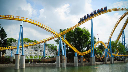 Skyrush coaster.