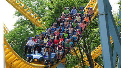 Skyrush coaster.