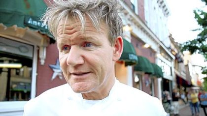 Elise Wims' bud Gordon Ramsay was in town to tape episodes of "Kitchen Nightmares." Videographer Andrew Rush met him at Levanti's in Beaver;