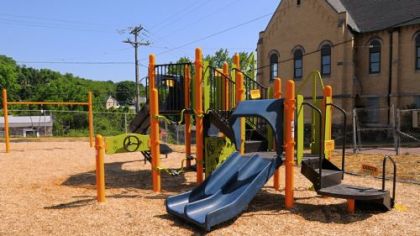 Norwood Park off McCoy Road in Stowe is being upgraded by volunteers.