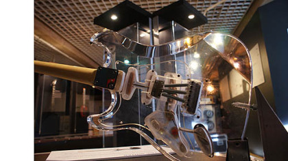 See-Through guitar.