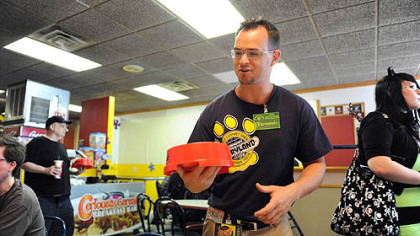 Fernando DeCarvalho, the owner of Fernando's Cafe on Liberty Avenue.