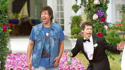 Adam Sandler and Andy Samberg in 'That's My Boy.'