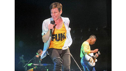 Nate Ruess leads fun. through its sold-out show at Stage AE.