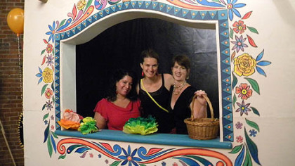 Carrie Zayas, board president; Lindsay Ruprecht, board vice president; and Megan Rooney, founder and education director at Pittsburgh Opera's Salsita.