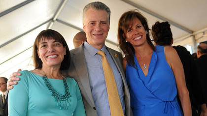 Anne Lewis with Art and Greta Rooney.