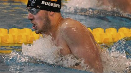 Matthew Buerger is one of two brothers from North Allegheny High School with thoughts of London heading into the start of the Olympic swimming trials that begin Monday.