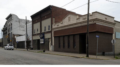 The building at the right, on the corner of Braddock Avenue and Eight Street in Braddock, will house a restaurant owned and operated by Pittsburgh chef Kevin Sousa.