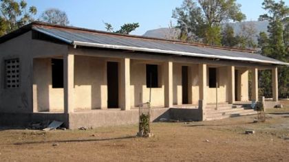 This is the school built in Haiti with help from Partners in Progress.
