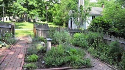 A kitchen garden on the grounds of the Depreciation Lands Museum in Hampton. Established as a township park in 1973, the museum educates visitors about the day-to-day activities of European settlers in the Depreciation Lands.