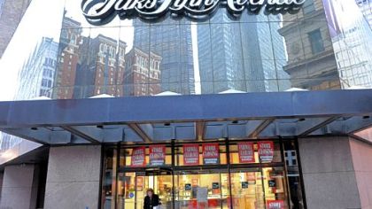 A February 2012 file photo of the Saks Fifth Avenue building in Downtown Pittsburgh.