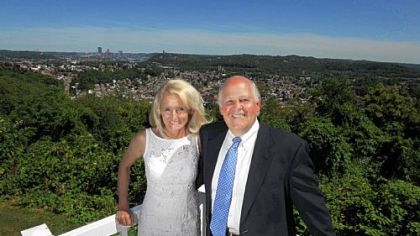 Mary Ann and David Cercone pose for a portrait from their home in McKees Rocks. David is a federal judge, and Mary Ann a district judge.