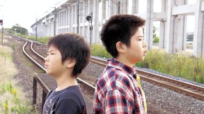 Ohshiro Maeda, left, and Koki Maeda are brothers in "I Wish."