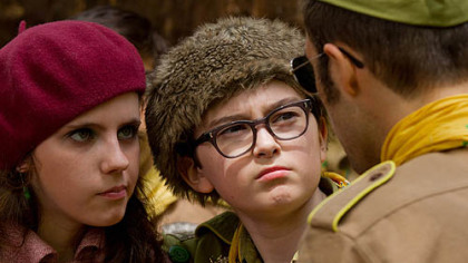 Kara Hayward and Jared Gilman are the young newcomers in "Moonrise Kingdom."