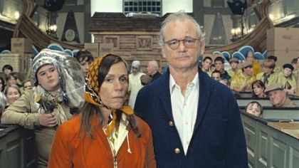Frances McDormand and Bill Murray as Mr. and Mrs. Bishop in "Moonrise Kingdom."