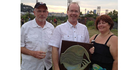 Mark Bibro, John Stephen and Judy Melvin.
