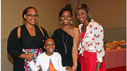 Jasmine Walton, Monica Chatman, Brittny McGraw and
Kyleaha Chatman.