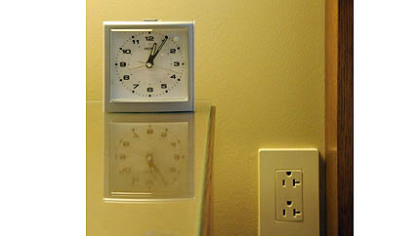 Rooms at the Fairmont Hotel in Downtown Pittsburgh feature plentiful electrical outlets and a connection box, which allows almost any device a guest brings to connect and charge.